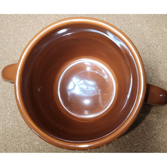 Galerie Brown Sock Monkey Double Handle & Sided Coffee Cup Mug Ceramic 14 oz. - Picture 5 of 8